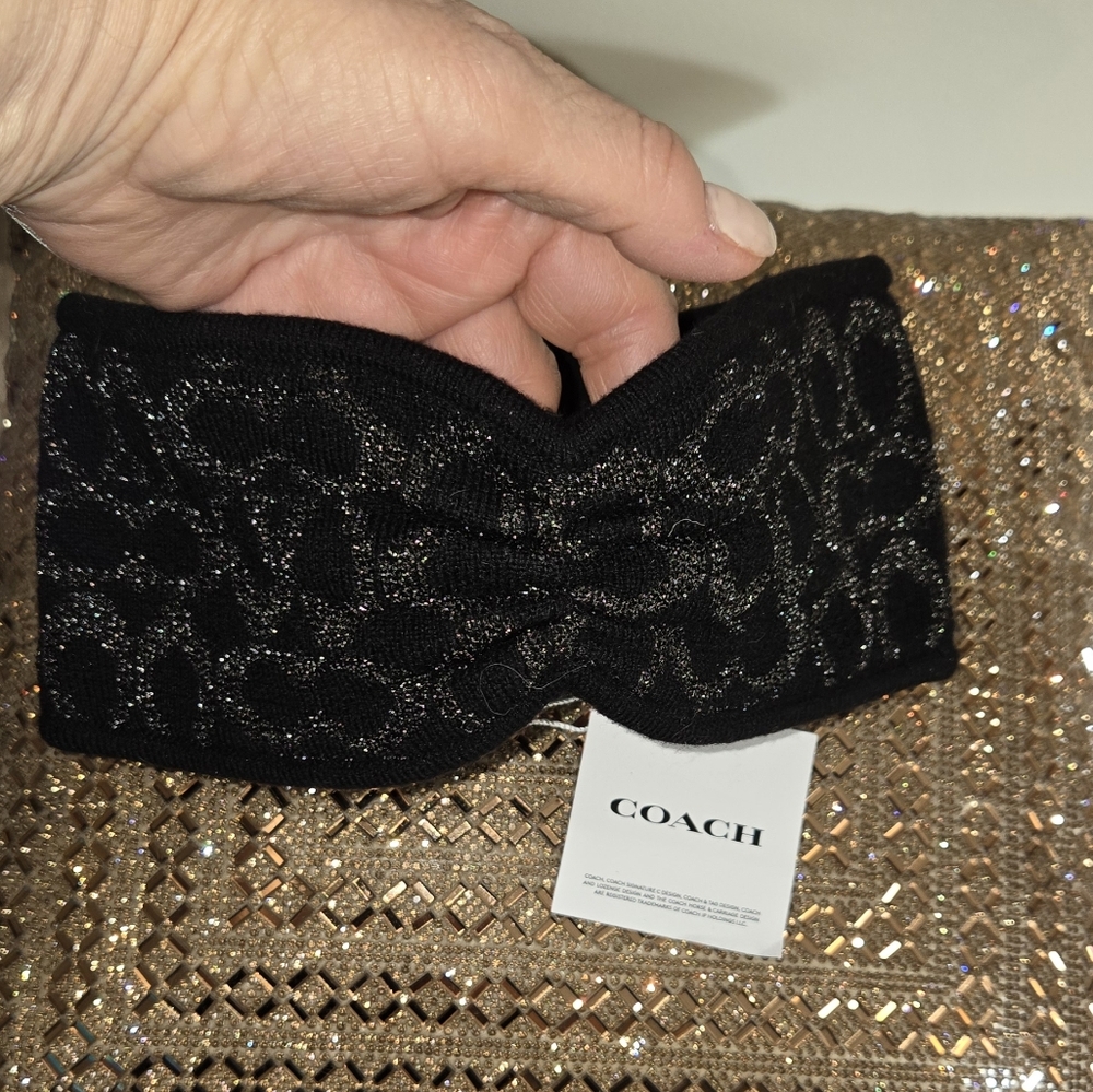 Coach Black Headband - Picture 3 of 5